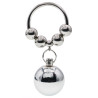 MenSteel Anneau en métal avec 1 boule Weight Hanger 90g